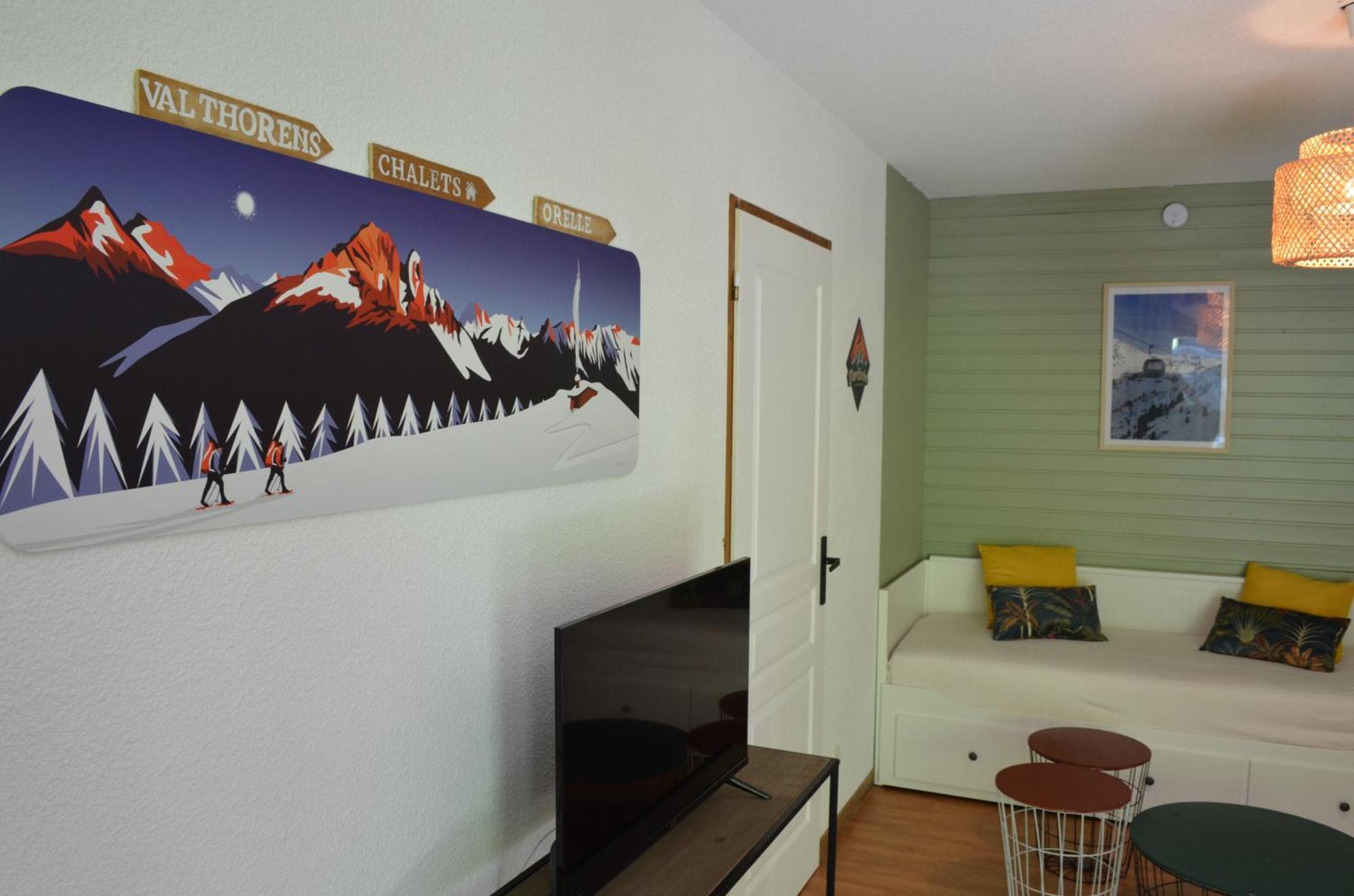 Appartements 3 Vallees, Piscine Et Sauna Orelle Exteriör bild